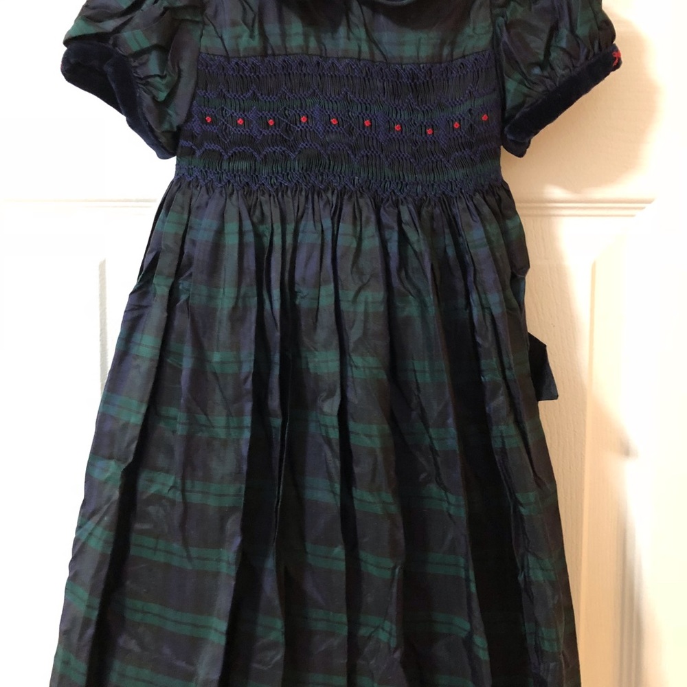 Old World Children Silk Holiday Dress 12 Mths